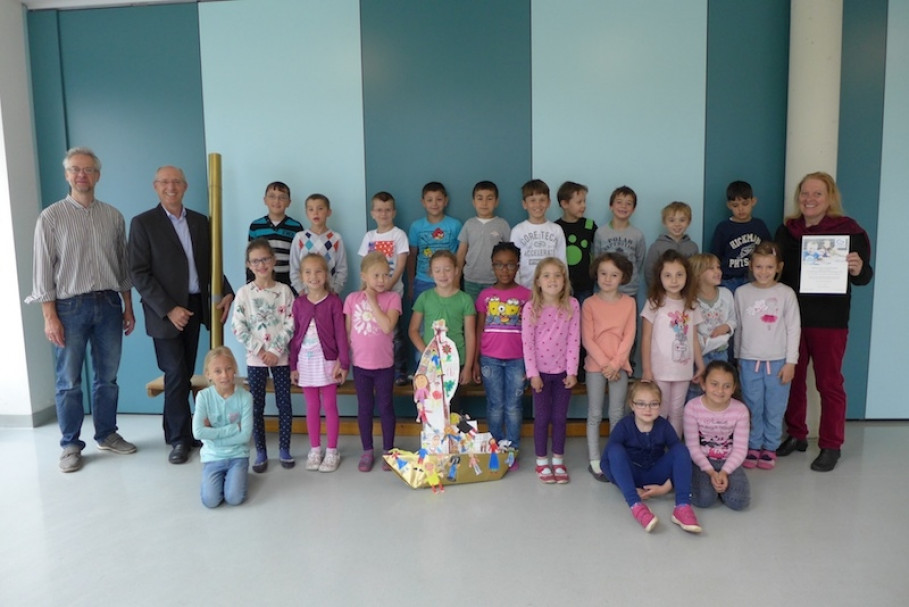Konradinschule gewinnt 1. Preis bei der GRANDER-Weltwassertag-Kids-Challenge