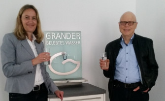 Geschäftsführerin Claudia Nüßig und GRANDER-Fachberater Heinrich Vorderbrüggen