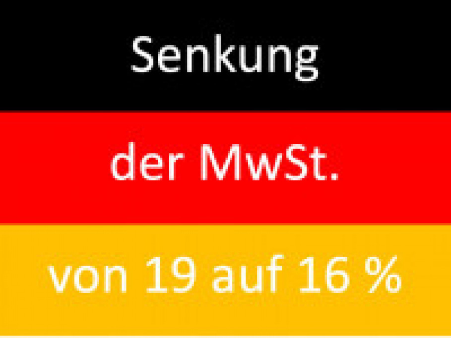 GRANDER gibt die Senkung der Mehrwertsteuer zu 100 % weiter