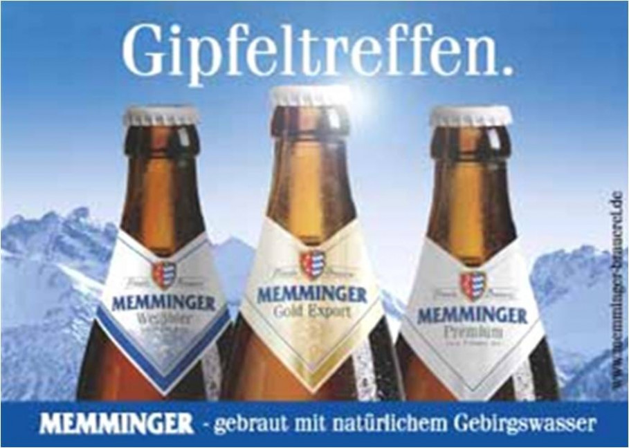 Memminger Bier - Edler Tropfen