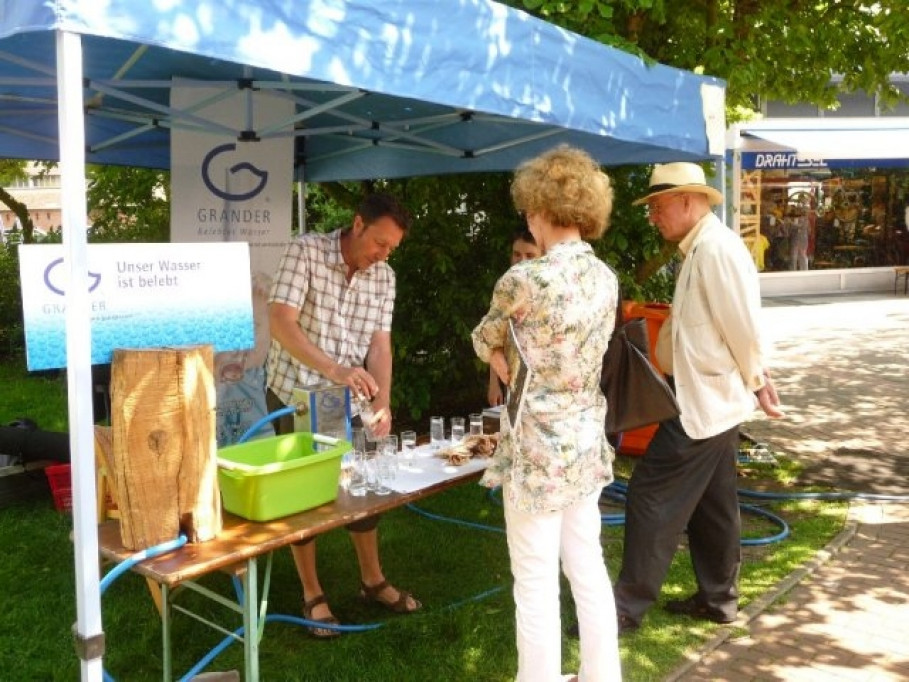 GRANDER Wasserbelebung auf dem Tag der Nachhaltigkeit in Münster